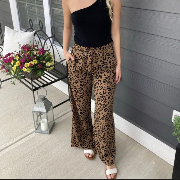mittoshop Pants - Mittoshop Leopard Trousers